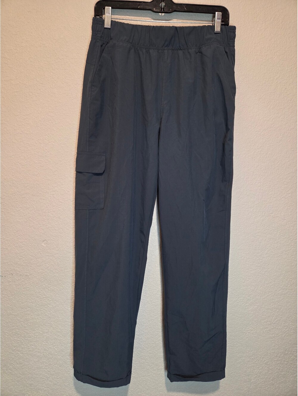 Apana Women's Cargo Jogger Pants Size Large Gray Polyester